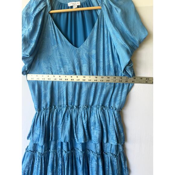 Current Air Blue Tiered Midi Dress- Size Medium - Picture 5 of 6